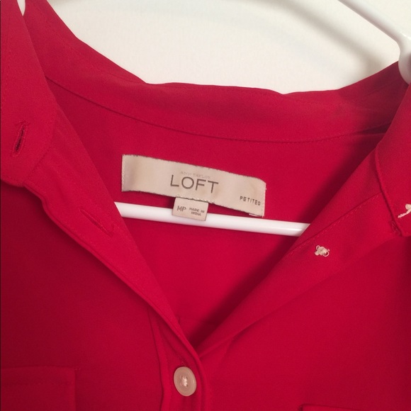 LOFT button down top!🌟 - Picture 2 of 4